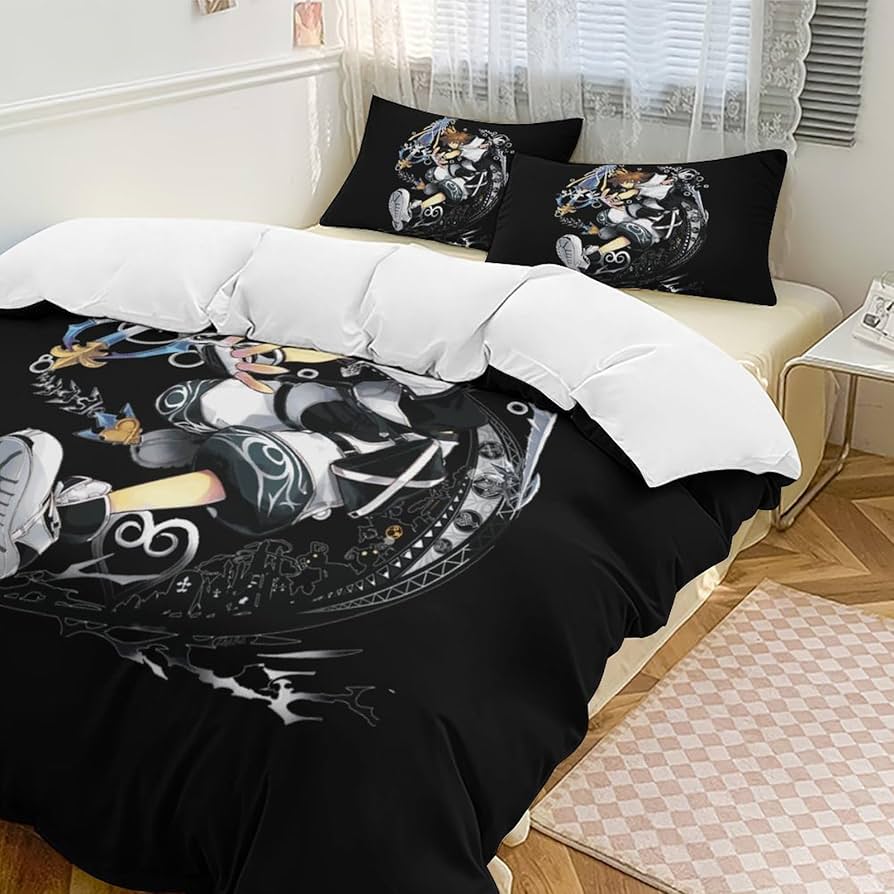 SUKU  リズム　シングル掛け布団カバーセット（枕カバー1枚付） SUKU HOME】RHYTHM/掛け布団＆枕カバーセット/キング (SUKU HOME
